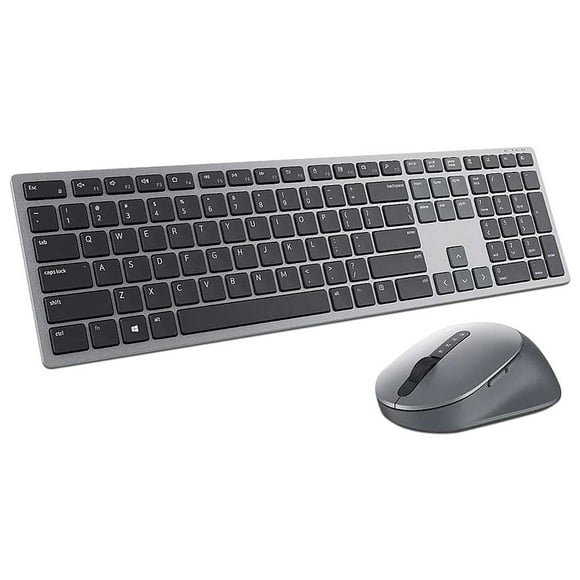 Teclado y Mouse Inalámbrico Dell KM7321W USB Color Gris