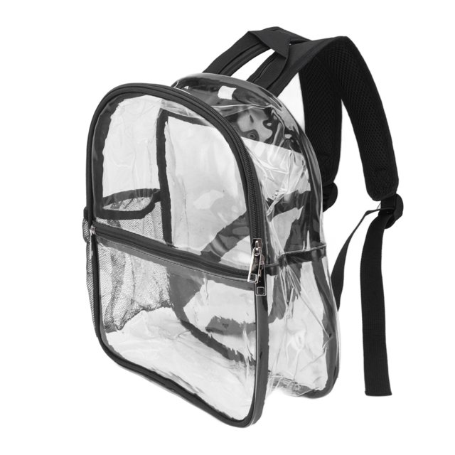 Mochila Transparente PVC Diseño De Cremallera De PVC Portátil Transparente