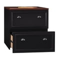 thumbnail image 2 of Bowery Hill 2 Drawer Lateral File Cabinet in Black and Cherry, 2 of 2