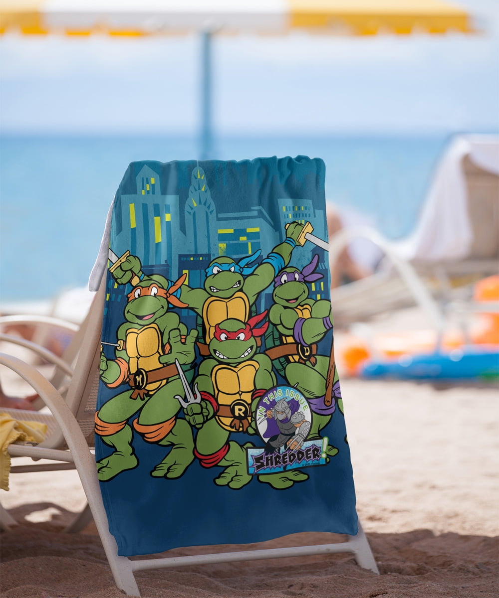 TMNT Beach Towel, 30"x60", TMNT Comic Cover No.21 Beach Towel