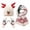 502_White, variant on CYSFASHION Head Scarf for Women Warm Winter Gloves Fall Clothes Men's Headband Screen 3Pcs Knit Red Beanie
