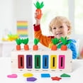thumbnail image 4 of Juguetes para niños pequeños de 1, 2, 3 años, caja de clasificación de colores y formas de madera, juguetes de aprendizaje temprano para más de 12 meses, 4 of 4