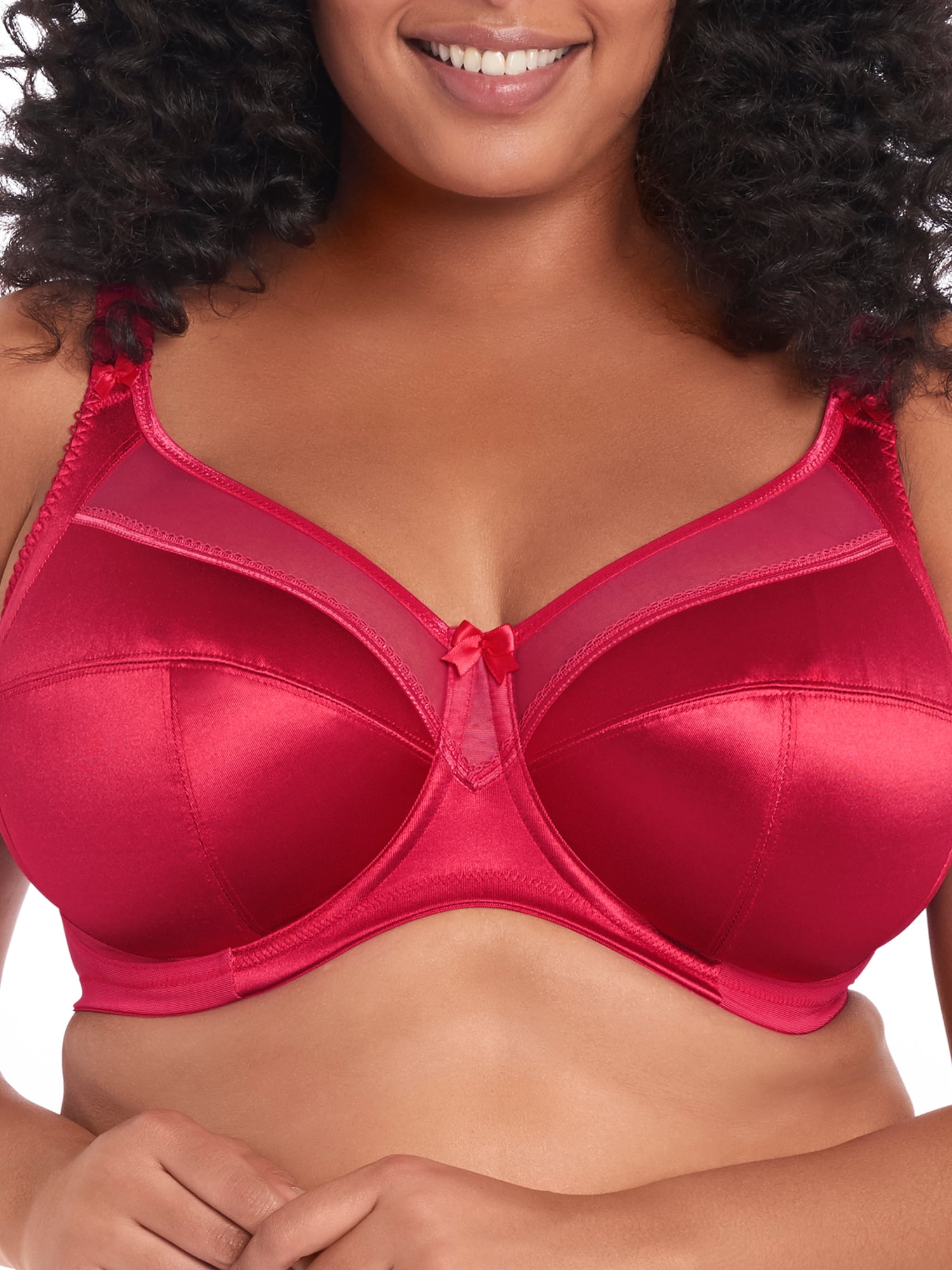Goddess Womens Keira Satin Side Support Bra Style6090