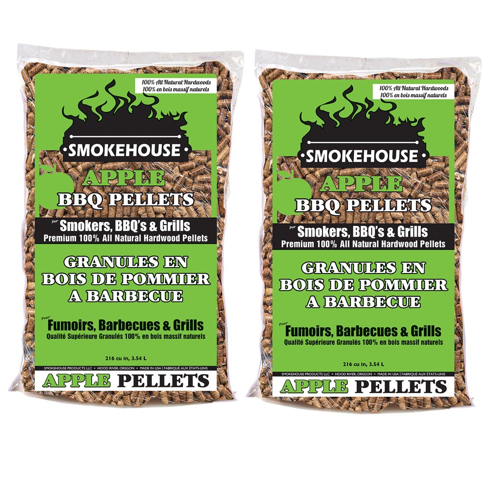 Smokehouse BBQ Pellets 2Pack 5lb Bags Apple