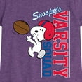 thumbnail image 3 of Peanuts - Snoopy Varsity Squad - Toddler And Youth Girls Short Sleeve Graphic T-Shirt, 3 of 6