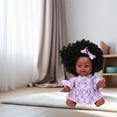 thumbnail image 5 of 12inch Vinyl Doll Soft Poseable Figure with Clothing for 3-5 Years Pretend Play House Toy Set, 5 of 6