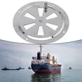 thumbnail image 4 of 5 inch Stainless Steel Marine Air Vent Butterfly Boat Round Louvered Vent, 4 of 6