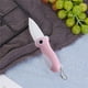 thumbnail image 4 of Cuchillo de Cerámica Plegable, Pelador Portátil con Mango Ergonómico, Hoja Afilada para Frutas y Verduras, 15 cm, para Uso en el Hogar, Viajes y Actividades al Aire Libre, 4 of 6