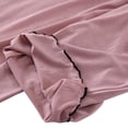 thumbnail image 6 of Wide Leg Pants for Women BWASD Casual Modal Soft Plus Size Baggy Elastic Waist Trousers Solid Color Pajama Pants Simple Loungewear Sleeping Wear (Watermelon Red,2XL), 6 of 9