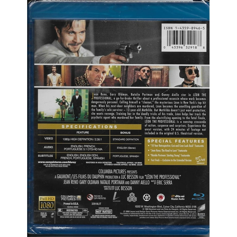 Leon, The Professional - Top Hitman Action & Suspense Movie (Blu