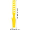 thumbnail image 2 of OSALADI Yellow Plastic Paint Stirring Stick - Manual Mixing Tool for Home Use, 11.02 Inch Paint Mixer Blending for Home Finishing Tool, 2 of 8