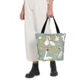 thumbnail image 6 of Kdxio Cute Farm Birds Women Reusable Grocery Bags Foldable Ripstop,Reusable Shopping Bags for Shopping,Gym,Gift, 6 of 7