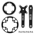 thumbnail image 2 of Juego De Bielas 38T 170 Mm, Fuerte Compatibilidad BCD 104 Mm Mecanizado Preciso aleación De Aluminio Juego De Bielas De Bicicleta Liviano Para Bicicletas De Montaña, 2 of 7