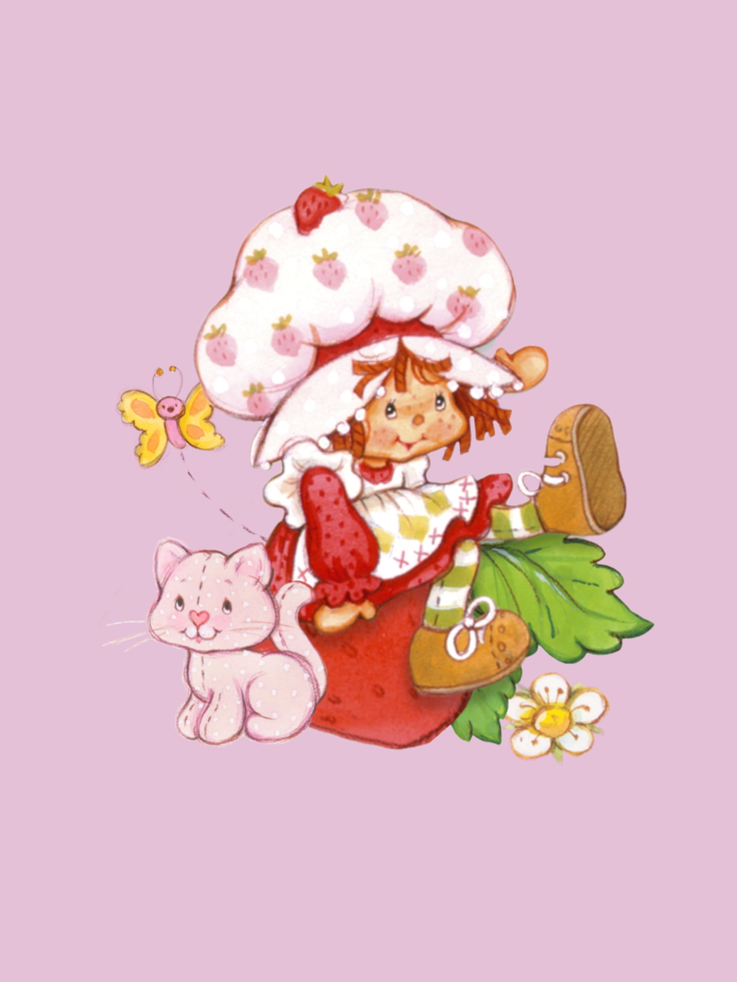 Strawberry Shortcake Girls Short Sleeve Graphic T-Shirt, Sizes 4-16