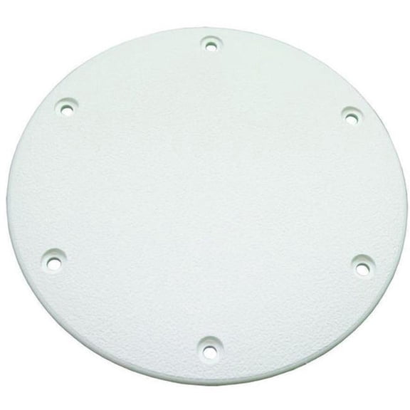 8 in. Access Cover Deck Plate, Polar White