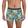 thumbnail image 4 of Wukai Sunflowers Print Men’s Underwear Breathable Boxer Briefs,&nbsp;Moisture Wicking & Breathable-XX-Large, 4 of 7