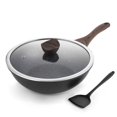 thumbnail image 1 of Antiadherente Wok Kordisen con tapa, 30 cm, revestimiento de piedra de granito, 1 of 7