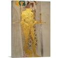 thumbnail image 1 of ARTCANVAS The Golden Knight - Detail from the Beethoven Frieze 1902 Canvas Art Print by Gustav Klimt - Size: 18" x 12" (0.75" Deep), 1 of 9