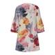 thumbnail image 5 of Puntoco Vestido De Manga Corta Con Cuello En V, Vestido De Manga 3/4 Con Cuello En V Y Empalme De Encaje Estampado Informal De Verano Para Mujer Falda Corta Blanco L, 5 of 6