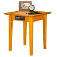 thumbnail image 3 of Shaker End Table with Charging Station in Walnut or Caramel, 3 of 5