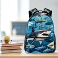 thumbnail image 5 of Lightweight Backpack Shark School Bag Travel Laptop Daypack for Men Women Casual Rucksack, 5 of 6