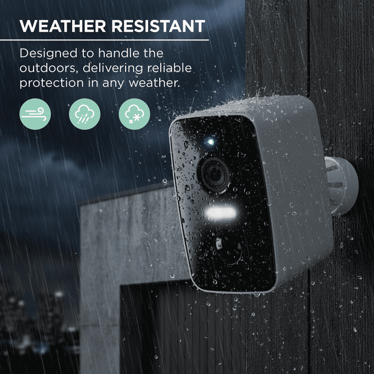 その他 Smart Battery Camera Merkury Smart 1080p HD Battery Security Camera with Spare Battery