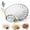 1pc, variant on Glass Shell Dumpling Tray, Divided Serving Plate with Built-in Sauce Compartment, Elegant Seafood Sushi Dessert Dish for Wedding Party Home Kitchen Use