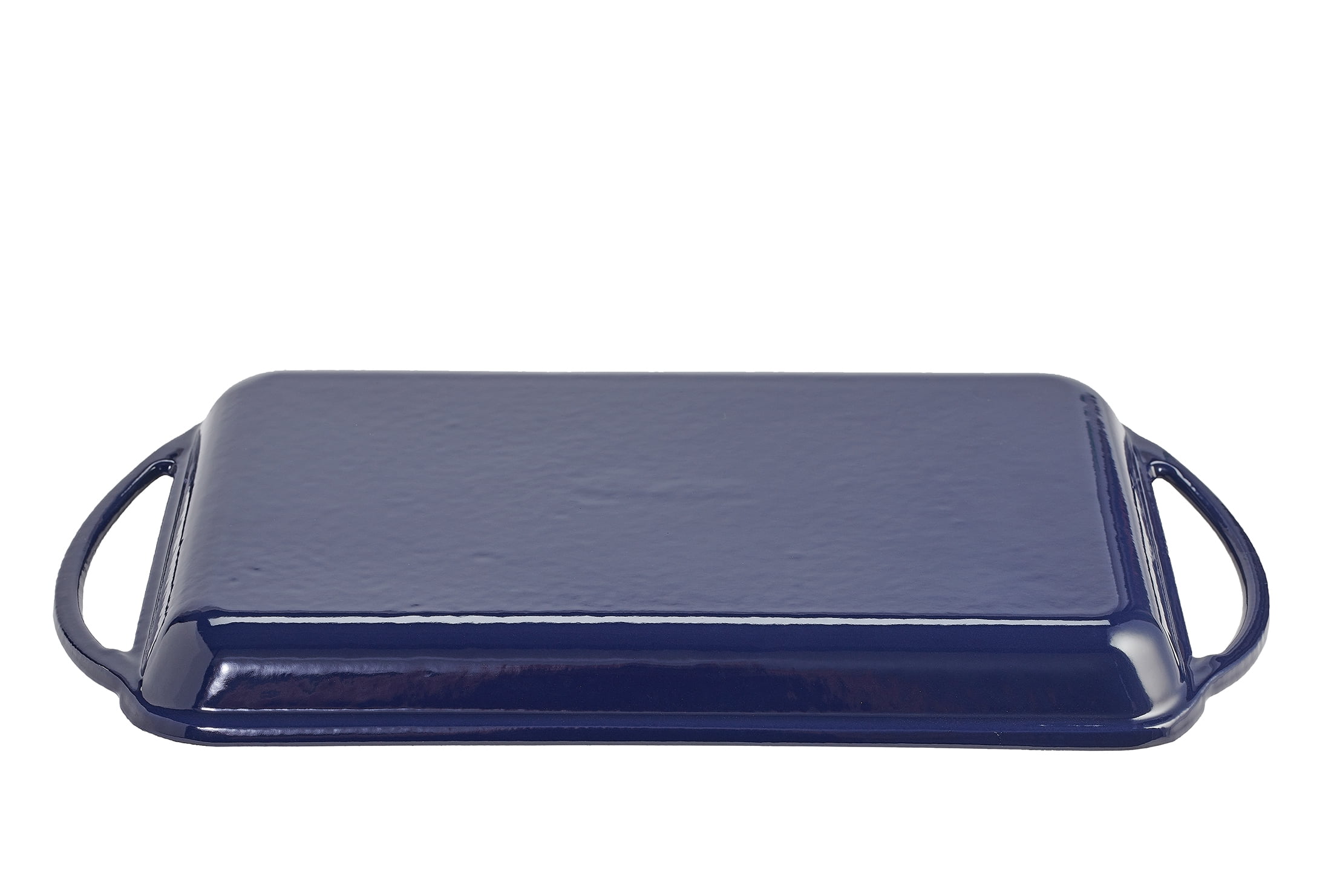 Servappetit 15.75 in Rectangular Oven Safe Cast Iron Grill Pan