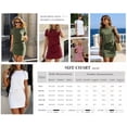thumbnail image 6 of PRETTYGARDEN Women's Summer 2 Piece Skirt Sets Short Sleeve Shirts Tops Skorts Matching Workout Clothes Travel Outfits, 6 of 8