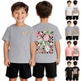 thumbnail image 6 of Kids Easter Shirts Girls Bunny Short Sleeve T Shirt Top Fashion Casual Easter's Day Vacation Tops Clothes for Girls, 6 of 6