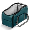 thumbnail image 3 of Pet Booster Seat For Cars, Dog Car Carrier With Safety Harness, Portable Travel Vehicle Pet Bed for Small Dogs, Cats Easy-Clean & Sturdy Construction, Green, 3 of 10