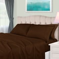 thumbnail image 5 of Egyptian Cotton 650 Thread Count Solid Sheet Set  Full-Chocolate, 5 of 5