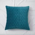 thumbnail image 1 of Nvzi 2 fundas de almohada de terciopelo plisado de color liso. Clásicas y atemporales, fundas de almohada sencillas de color puro, que combinan con cualquier cama. 45 x 45 cm (azul claro)., 1 of 5