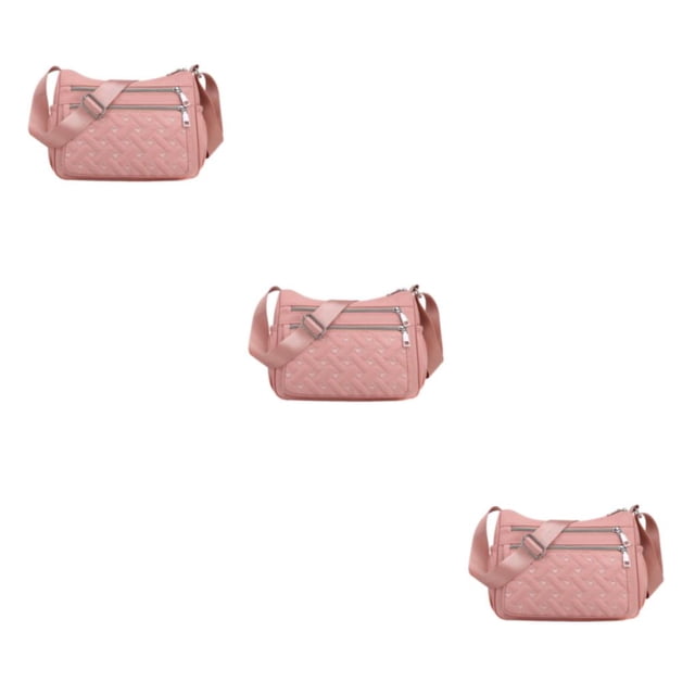 Bolso bandolera Minnieouse Multiusos Gran Capacidad color rosa
