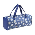 thumbnail image 2 of Bolsa de almacenamiento de hilo, gran capacidad, tela Oxford, organizador portátil de viaje para lana de tejer, ideal para madejas de hilo. Flor azul, 2 of 8