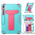 thumbnail image 4 of Galaxy Tab S7 11" Case (SM-T870/T875/T878), Epicgadget Dual Layer Hybrid Protective Cover with Kickstand Case for Samsung Galaxy Tab S7 11 inch (2020) Tablet (Teal/Pink), 4 of 5
