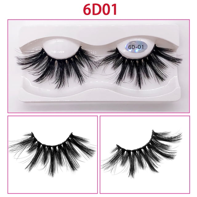 Xihbxyly Pestañas Postizas de 25 Mm, Naturales, Tenues y Glamurosas, de Fibra Química Multicapa, Reutilizables, para Un Look Radiante, Ideales para Selfies En Fiestas y Bodas, con Un Atractivo Estilo