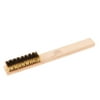 Handle Copper Wire Brush for Rust Paint Remover Straight Brush - Eight Rows