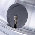 thumbnail image 7 of TheWheelDepot 22.5 x 8.25 Inch Polished Silver Forged Aluminum 10 Lug Wheel, 1 Pack, 7 of 7