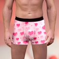 thumbnail image 2 of Wxolcjlv Valentine's Day Mens Trunks Love Heart Print Boxer Briefs Valentines Rose Boxers Underwear Cozy Soft Brief Novelty Gifts For Men, 2 of 4