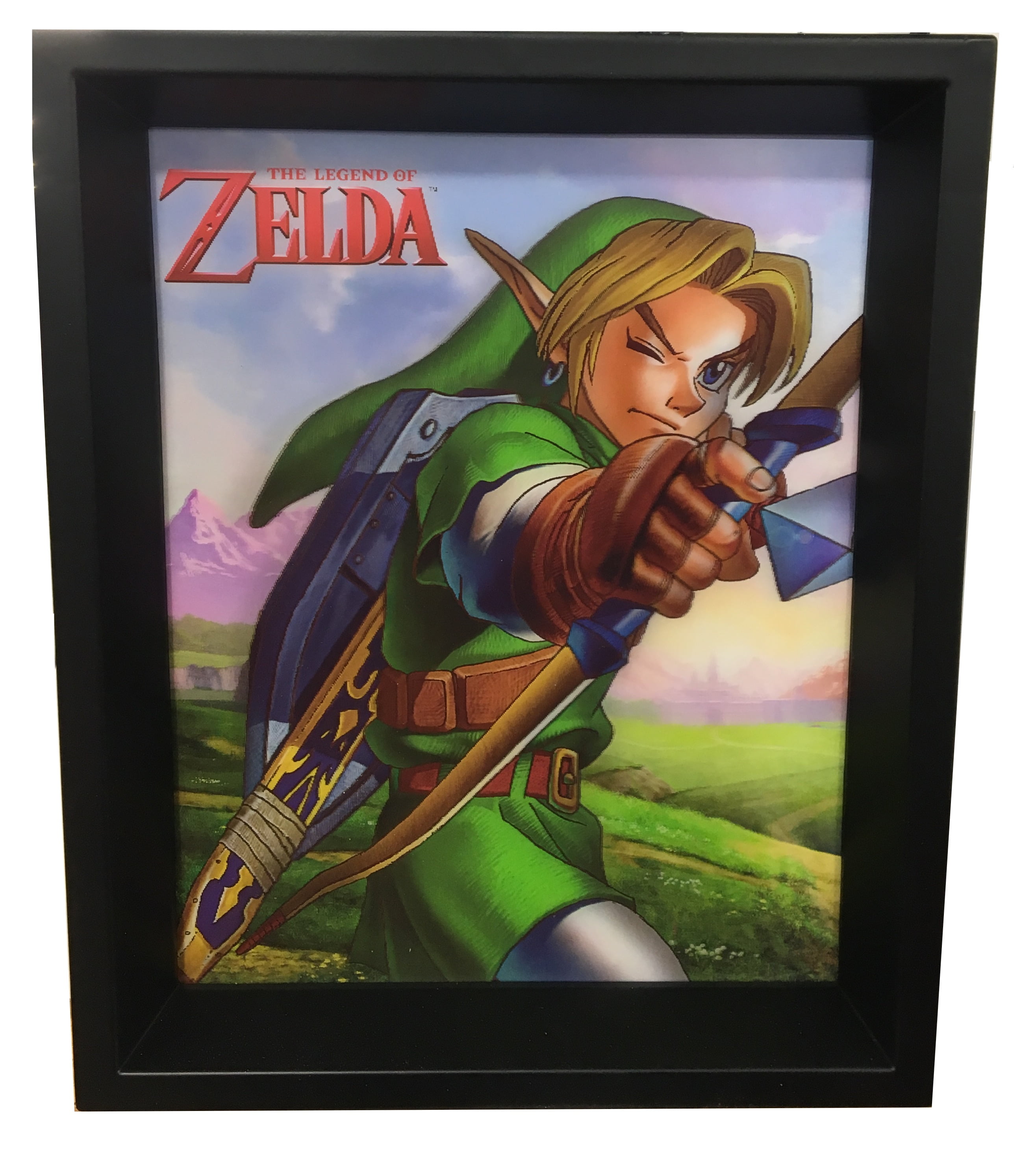 Legend of Zelda Link Lenticular Wall Art Home Decoration Theater Media ...