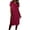 Hot Pink Dresses, variant on Cotton Linen Midi Dress for Women V-Neck Sort Sleeve Casual Loose Fit Shirt Dresses Summer Everyday Dress Blue S