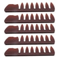 thumbnail image 4 of Styling Hair Comb, 10 Pcs Hair Comb Compact Portable Rounded Edge  For Home For Men Transparent Brown, 4 of 8
