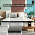 Serweet 10 Inch Memory Foam Hybrid Twin Mattress Heavier Coils for