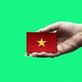 thumbnail image 2 of Vietnam Current Flag Patch Country Pride Embroidered Iron On, 2 of 2