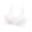 White, variant on LYMAYTER Big Girls Training Bras 8-15 Years Teens Seamless Sports Bra Lightly Padded Comfort M-3XL