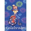 Toland Home Garden Celebrate Uncle Sam 4th of July Patriotic Flag Double Sided 28x40 Inch