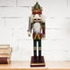 thumbnail image 4 of soldado cascanueces,Lote de Cascanueces de 12 pulgadas,adornos grandes de Alemania,cascanueces navidad decoraciones cifras decoración,Cascanueces de madera tradicional King Soldier de 30, 4 of 9