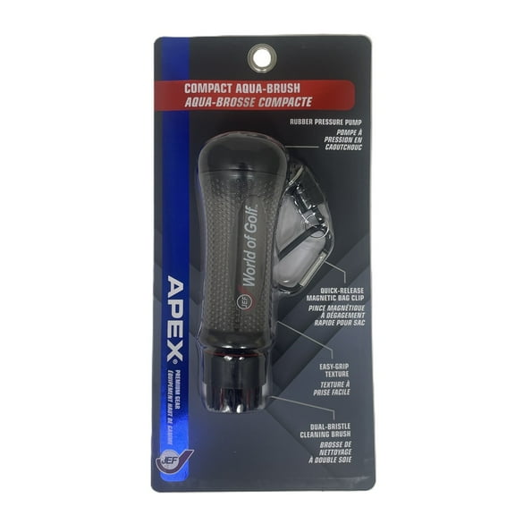 NEW Jef World of Golf Apex Compact Aqua Club Brush