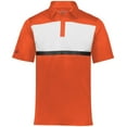 thumbnail image 3 of Holloway Sportswear 3XL Prism Bold Polo Orange/White 222576, 3 of 5